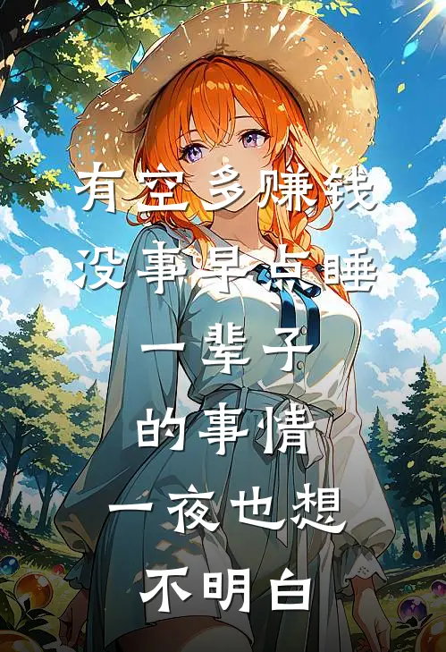 有空多赚钱没事早点睡,一辈子的事情,一夜也想不明白