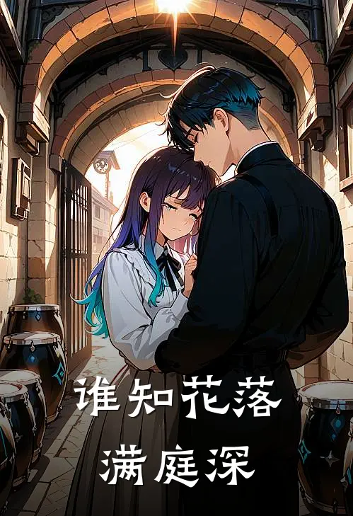 谁知花落满庭深