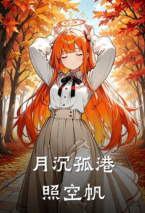 月沉孤港照空帆