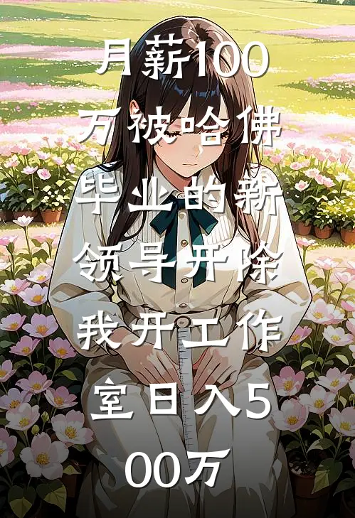 月薪100万被哈佛毕业的新领导开除，我开工作室日入500万